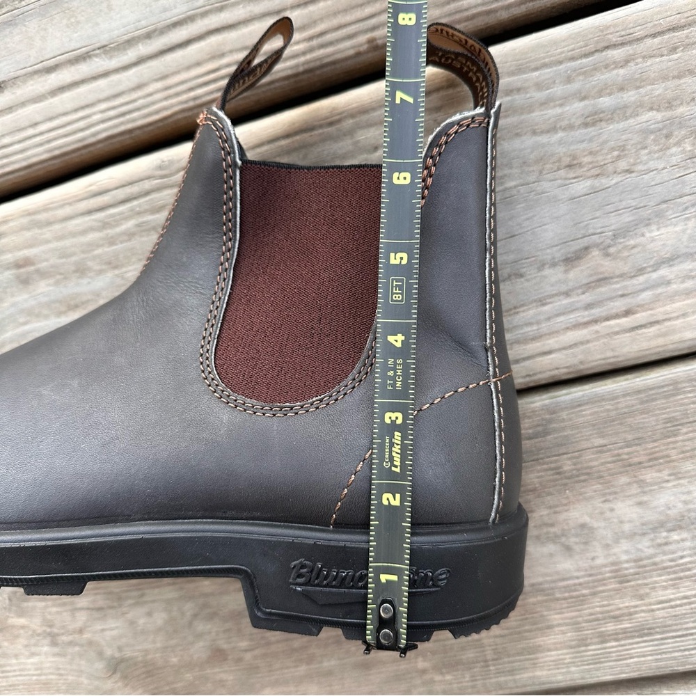 Blundstone 500 Chelsea Boots Stout Brown 9.5 10.5 - Picture 9 of 11